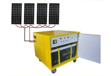 1200W AC فعال شبکه خورشیدی سیستم های قدرت، 5W * 4PCS لامپ LED در مجموعه