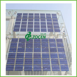 سقف نصب شده شفاف PV دو شیشه ای پنل خورشیدی در - شبکه برق سیستم های خورشیدی