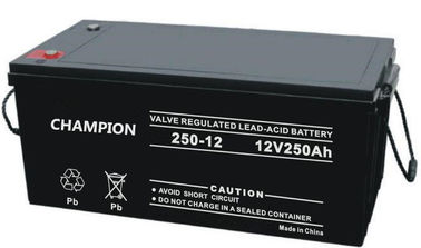 6FM250G 12V 250ah سرب خورشیدی اسید باتری قابل شارژ برای فعال شبکه سیستم خورشیدی