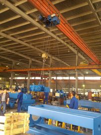 استاندارد DIN پل جرثقیل سقفی 220V 3 فاز - 600V، 9 تن از بلند کردن ظرفیت