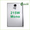 215 وات مونو PV همراه پنل خورشیدی درجه یک خورشیدی و خارج از شبکه / سیستم شبکه، گره خورده