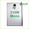 تنها بلورهای پنل خورشیدی، 310W ضد انعکاسی شیشه های چند لایه