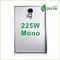 225 W فتوولتائیک Molycrystalline پانل های خورشیدی با سلول خورشیدی درجه یک