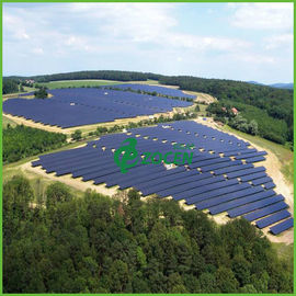 گیاهان 50MW در شبکه در مقیاس بزرگ فتوولتائیک برق با آلومینیوم براکت