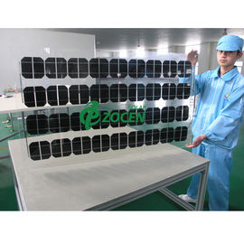 100Wp BIPV شارپ ضد انعکاسی پوشش خورشیدی پانل های کبود برای کمپینگ / صفحه اصلی