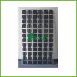 180W خو شیشه ای شیشه دو جداره پنل خورشیدی 125 * 125mm در مونو - بلورین برای خانه