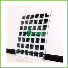 شفاف BIPV دو شیشه کبود ماژول خورشیدی 265 وات BV / ISO