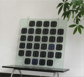 سیاه و سفید سفارشی شکل 1000VDC بزرگ دو شیشه ای پنل خورشیدی 1000 * 1700mm