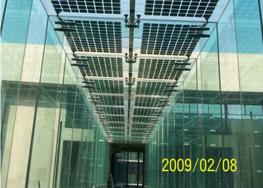 سیاه و سفید سفارشی شکل 1000VDC بزرگ دو شیشه ای پنل خورشیدی 1000 * 1700mm