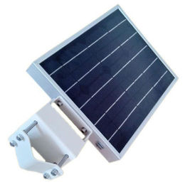 6M قد 12W چراغ سفید گرم های Bridgelux IP66 در فضای باز خورشیدی چراغ خیابان