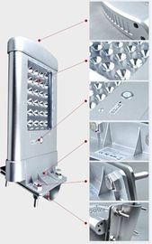 6M قد 12W چراغ سفید گرم های Bridgelux IP66 در فضای باز خورشیدی چراغ خیابان