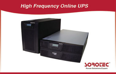0.9 خروجی آنلاین رک mountable و یو پی اس RS232 50 / 60Hz قدرت برای VoIP