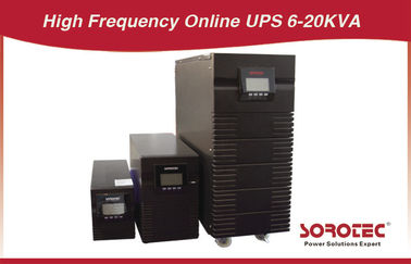 بزرگ LCD N + N آنلاین 50Hz 4.2A 240VDC 10KVA / 8000W 110V UPS HP9116B
