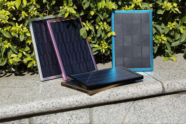 قابل حمل 5000mah بانک قدرت پنل خورشیدی شارژ سریع برای آی فون، آی پد مینی