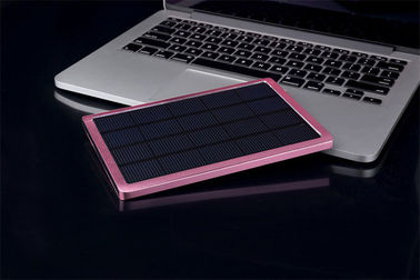 قابل حمل 5000mah بانک قدرت پنل خورشیدی شارژ سریع برای آی فون، آی پد مینی