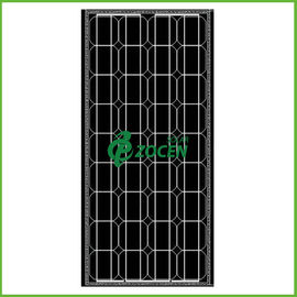 عملکرد بالا 80W 18V شارپ منکریستللین پانل های خورشیدی سیاه