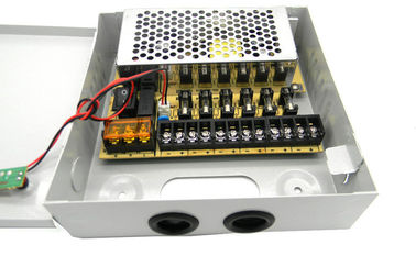 9 کانال دوربین مدار بسته منبع تغذیه، 12V 5Amps دوربین مدار بسته منبع تغذیه جعبه