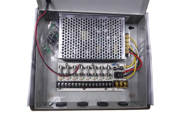 12V 5Amps دوربین مدار بسته منبع تغذیه جعبه 9 کانال، دوربین مدار بسته منبع تغذیه