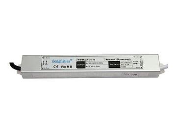 2500mA 12 V DC 30W ضد آب درایور LED / EPA8270C IP68 چراغ برق