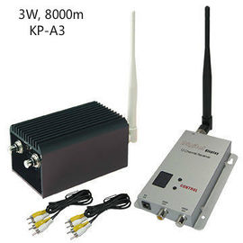 از 8km بلند محدوده انتقال 8 کانال فرستنده ویدئویی CCTV فرستنده و گیرنده پردازنده 1.2GHz ویدئو