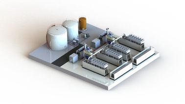 ژنراتور نیروگاه، نیروگاه کانتینری 20MW 400V / 11KV / 23KV